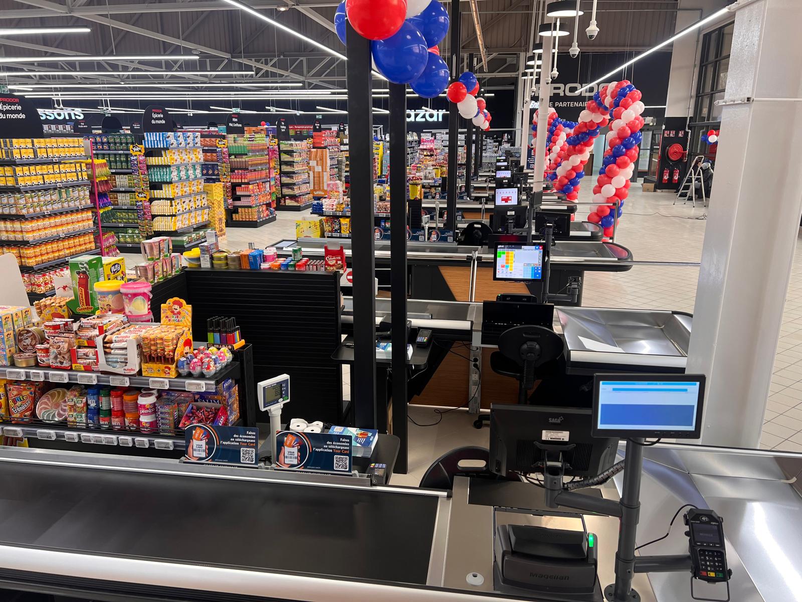 Schéma AKEAD POS : connexions périphériques et modules