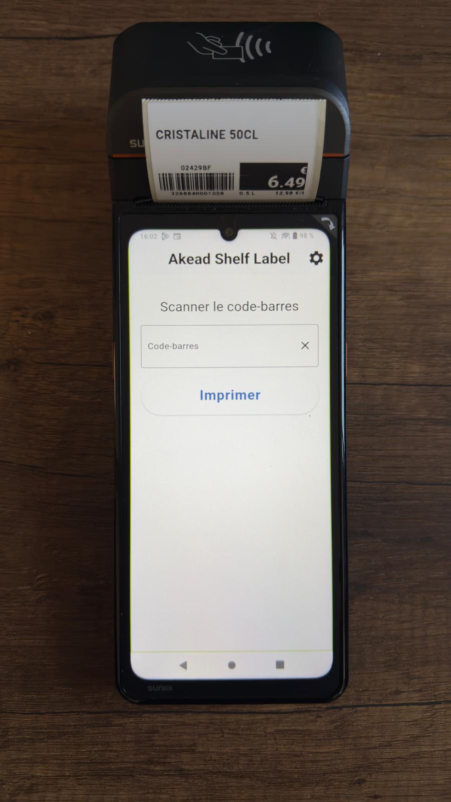 AKEAD Shelf Label – Édition & impression